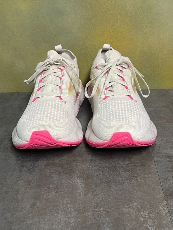 Brooks Glycerin StealthFit GTS 20 Women's Running Shoes Grey/Yellow/Pink Size 7B - Picture 5 of 15